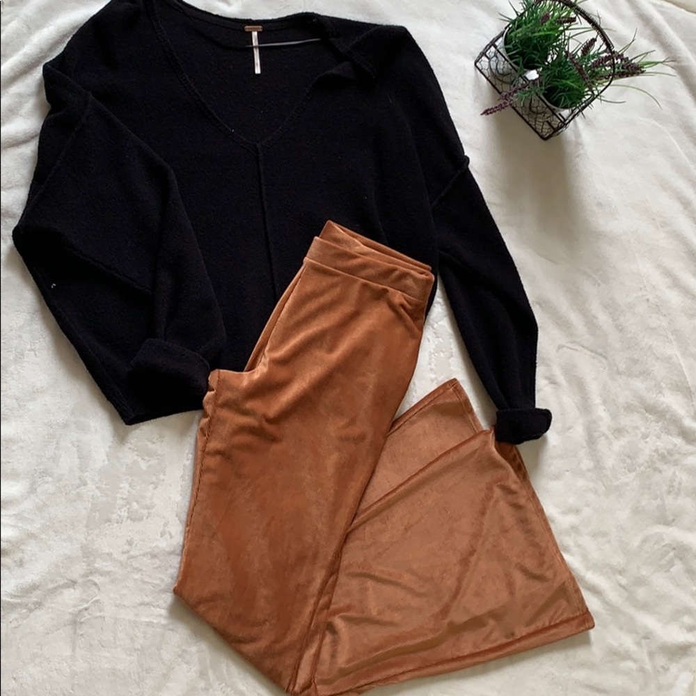Corduroy bell bottom pants
